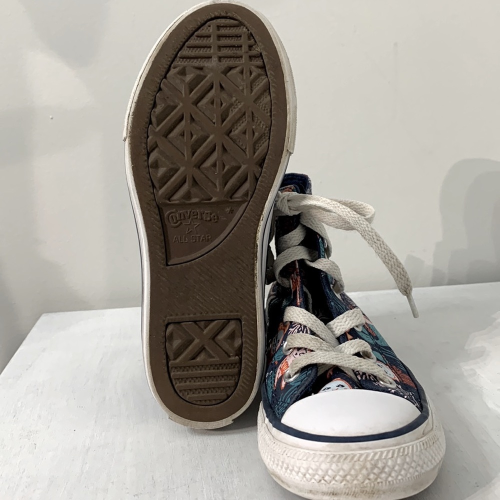 Converse All Star High-Top Mermaid Sneakers Sz 13 - Picture 11 of 12